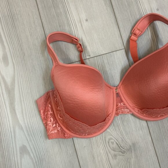 Thirdlove 24/7 lace full coverage bra peach coral 40D Underwire - Picture 2 of 7